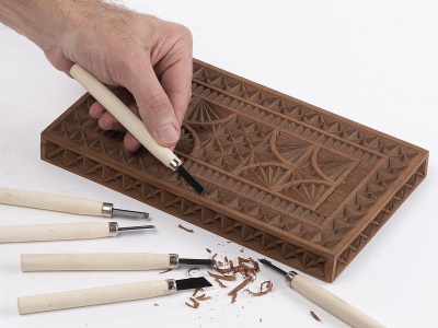 KRTH23602 - Mini dláta na dřevo sada 12ks