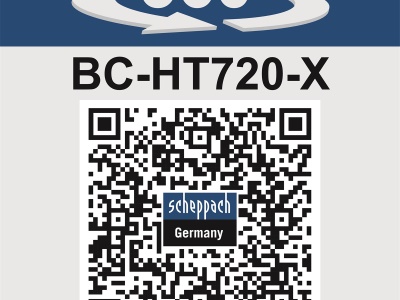 Scheppach BC-HT720-X - 2x 20 V IXES aku plotostřih (bez baterie a nabíječky)