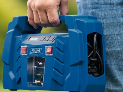 Scheppach Air Force 5 - bezolejový mobilní kompresor 8 bar na 12 V/230 V