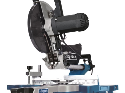 Scheppach HM 110 MP - dvourychlostní multifunkční pokosová pila s potahem a laserem