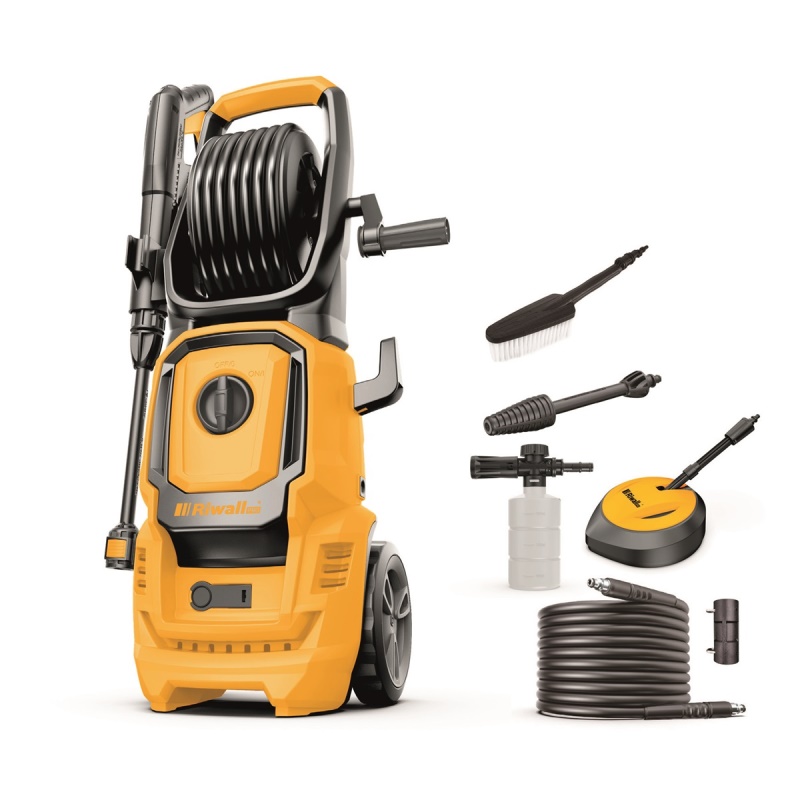 Riwall PRO REPW 155 SET - elektrická tlaková myčka 150 barů s příslušenstvím