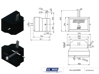 Čelní závaží OBC SNR 800