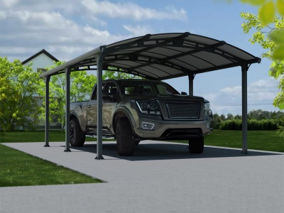 Palram - Canopia Arcadia 5000 - hliníkový (montovaný) přístřešek s obloukovou střechou