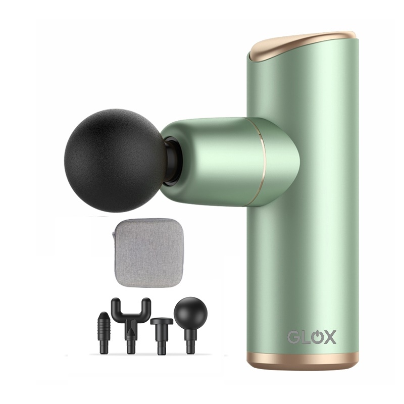 GLOX609G - Masážní pistole mini, hliníková