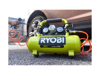 Ryobi R18AC-0 - aku 18 V kompresor ONE+ (bez baterie a nabíječky)