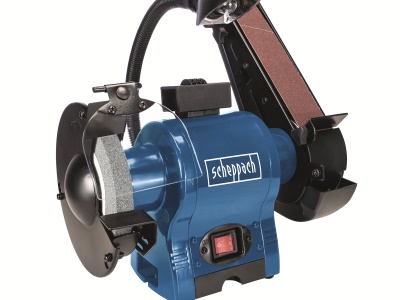 Scheppach BGS 700 - kombinovaná kotoučová a pásová bruska