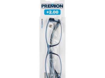 PREG00039 - Brýle čtecí MODEL 3 modrá/černá  plus 2.00