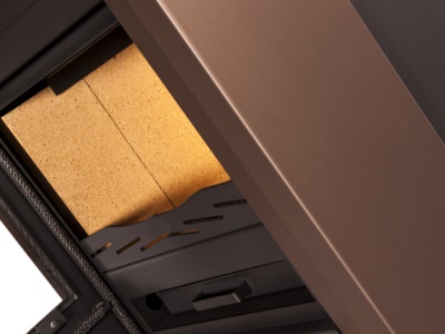 HS Flamingo ESPO II hnědá sametová - krbová kamna