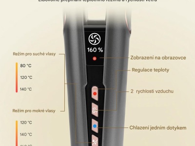 GLOX17914 - Žehlička na vlasy