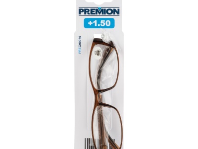 PREG00050 - Brýle čtecí MODEL 3 hnědá/černá  plus 1.50