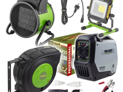 Sada elektrocentrála, topení a osvětlení Procraft SIGP25SET