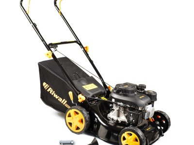 Riwall PRO RPM 4234 P - Travní sekačka 2 v 1 s benzinovým motorem bez pojezdu