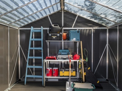 Palram - Canopia Yukon 11' x 9' antracit - heavy duty prostorný domek s možností dalšího rozšíření (základní modul)