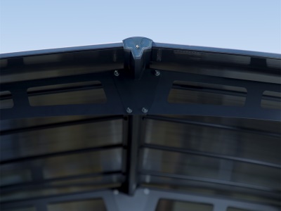 Palram - Canopia Arcadia 4300 - hliníkový (montovaný) přístřešek s obloukovou střechou