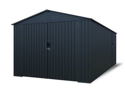 Riwall PRO RMCG 20x10 Anthracite - kovová garáž 3 x 6 m se sedlovou střechou Antracit