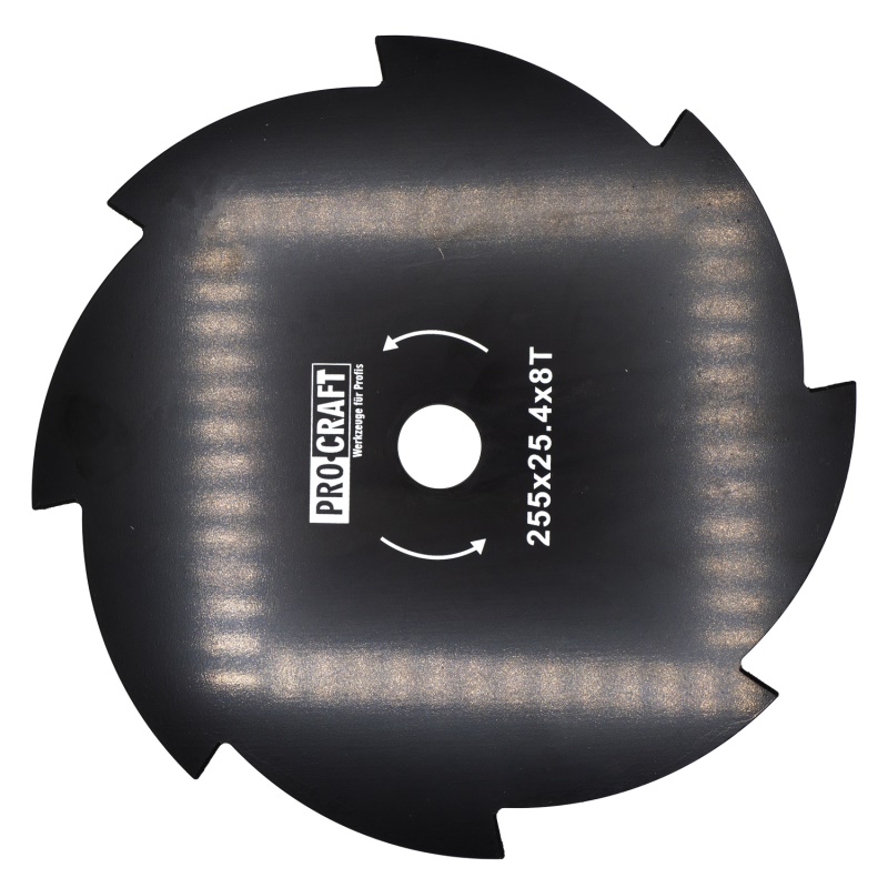 Nůž křovinořezu (kotouč) (D255*25.4) 8T PROCRAFT