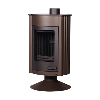 HS Flamingo MEDIE II hnědá - samet - krbová kamna