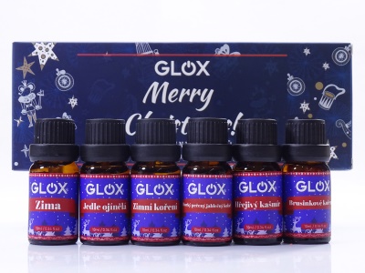 GLOXAO2 - Sada 6ks Vánočních aroma olejů