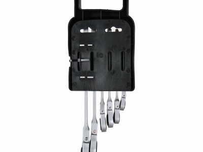 KRTH30014 - Sada kloubových klíčů otevřený/očko-ráčnový 6ks