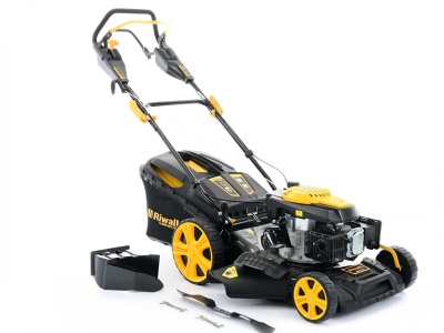 Riwall PRO RPM 5140 V - multifunkční travní sekačka 4 v 1 s benzinovým motorem a variabilním pojezdem