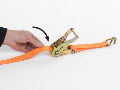 KRTH40805 - Upínací popruh ráčnový s háky 480kg / 5m HIGH QUALITY