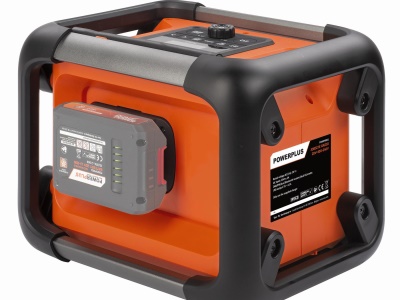 POWDP8061 - Aku stavební rádio 20V  plus  220V (bez AKU)