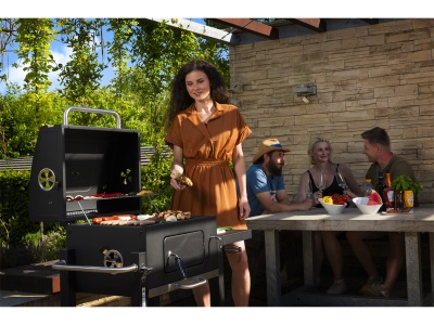 Riwall PRO RCG 60 - gril na dřevěné uhlí Riwall PRO