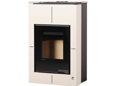 HS Flamingo SAPORO 11/7 krém - teplovodní krbová kamna s 7 kW výměníkem