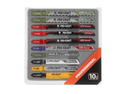 Sada pilových listů do přímočaré pily Procraft JB10
