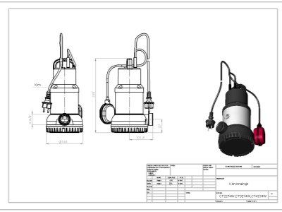 Elpumps CT 2274 W - univerzální ponorné čerpadlo