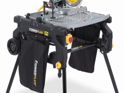POWX07587 - Stolová pokosová pila otočná 2 000W / 254mm