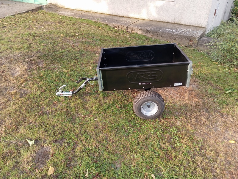 Vozík za traktor +Oj TR s chňapkou na kouli 400mm