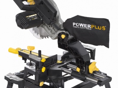 POWX07566T - Pokosová pila s potahem 2 050W / 250mm (stojan)