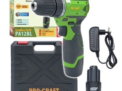 Aku vrtací šroubovák Procraft PA12BL