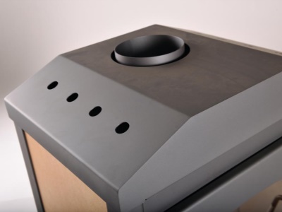 HS Flamingo VEGA žlutá - krbová kamna