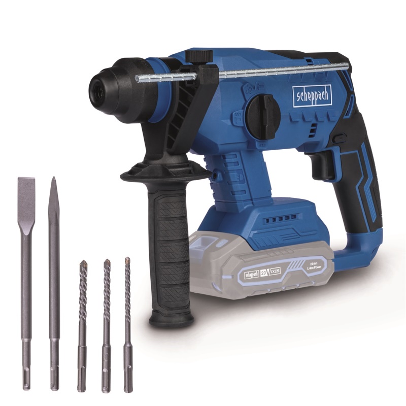 Scheppach BC-RHD230-X - aku 20 V IXES vrtací/sekací kladivo (bez baterie a nabíječky)