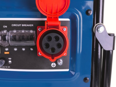Scheppach SG 7300 - rámová elektrocentrála 5500 W s AVR regulací a elektrostartem