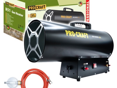 Plynové horkovzdušné topidlo Procraft H51