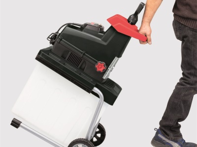 Scheppach GS 60 - elektrický válcový drtič 2800 W s transparentním boxem