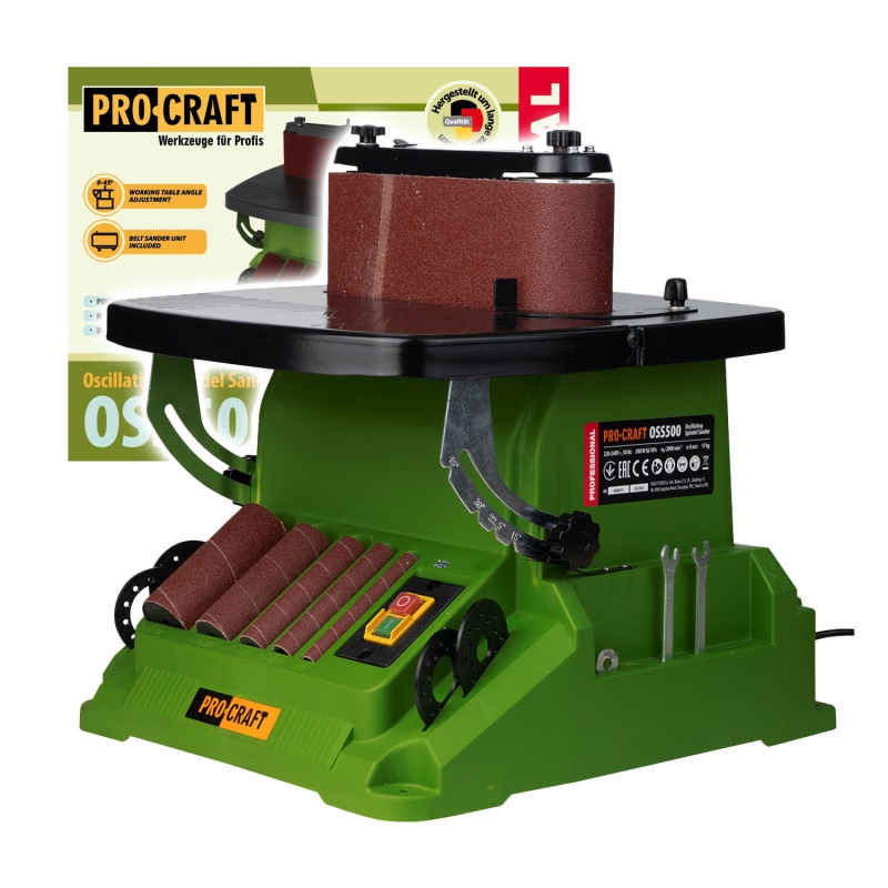 Vřetenová a pásová bruska Procraft OSS500
