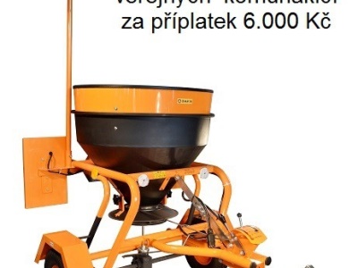 Rozmetadlo soli a umělých granulovaných hnojiv KRH 04