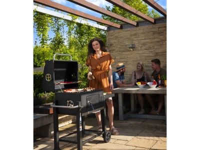 Riwall PRO RCG 60 - gril na dřevěné uhlí Riwall PRO