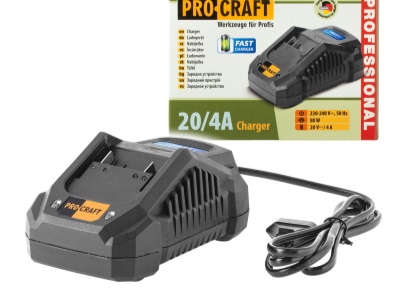 Nabíječka pro 20V Li-ion baterie Procraft 20/4А Fast Charge