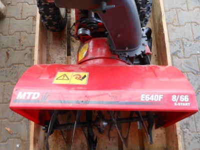 MTD E640F 80/66 - sněhová fréza