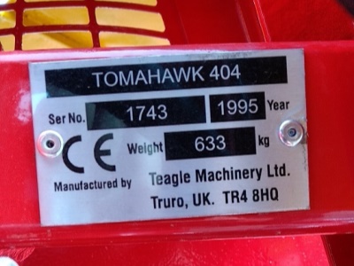 Rozdružovač slámy Teagle Tomahawk 404