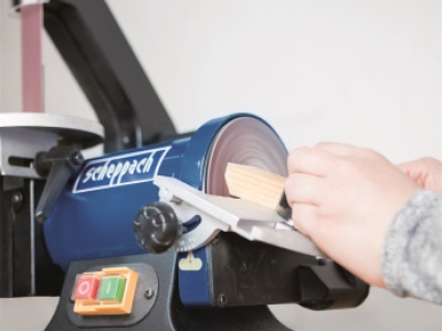 Scheppach BTS 700 - pásová a kotoučová bruska