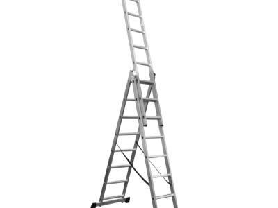 Žebřík hliníkový třídílný 3x8 Procraft  PLA3.508