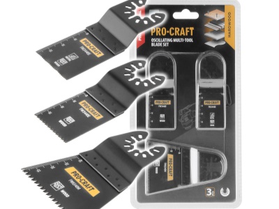 Sada nástavců pro multifunkční oscilační brusku Procraft MB3