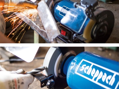 Scheppach SM 150 L - dvoukotoučová bruska