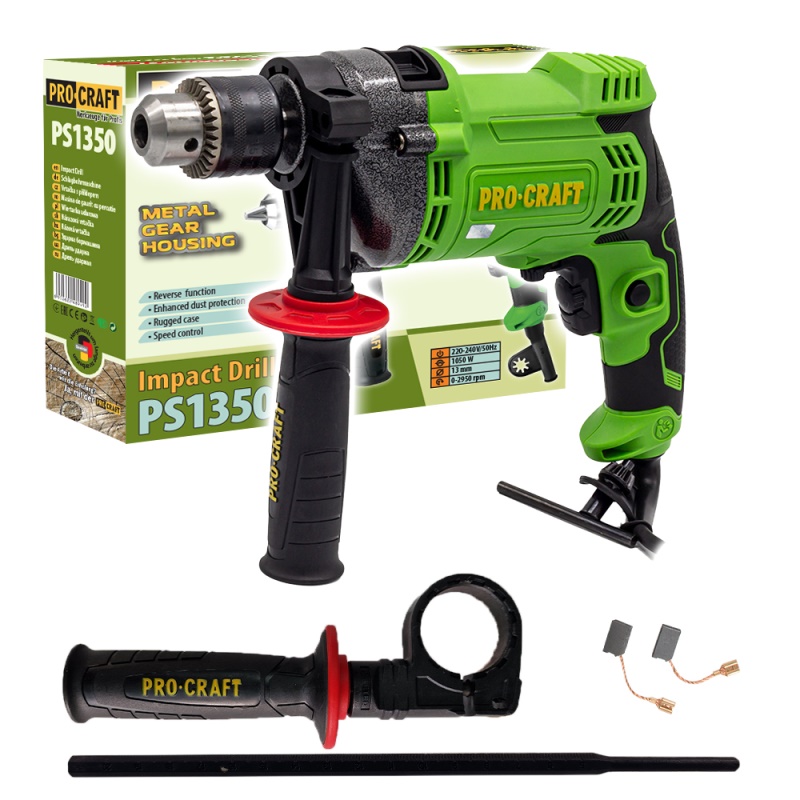 Příklepová vrtačka Procraft PS1350